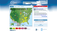 Desktop Screenshot of airnow.gov